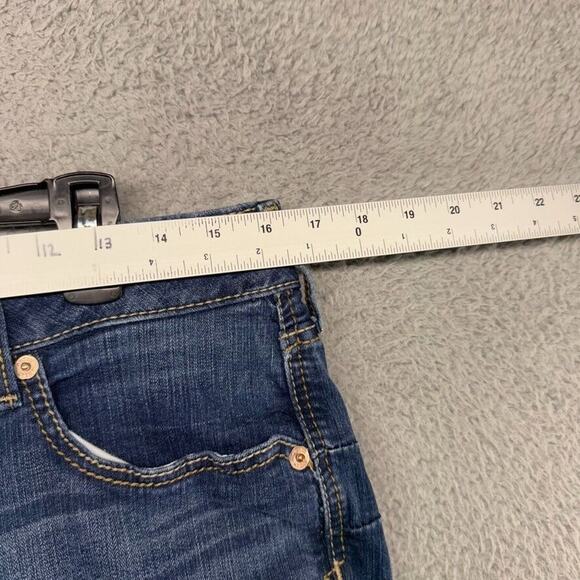 Ariat Jeans Women's 32 Blue Denim Dark Wash Real Southwestern Bootcut Flared - Picture 3 of 12